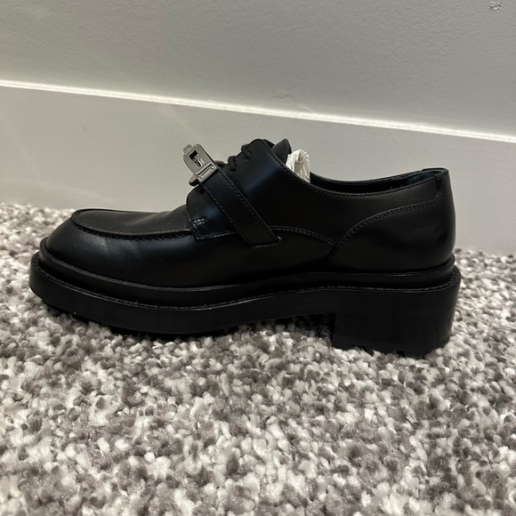 Hermes Kelly Chunky Loafers in Black Size 37 - Picture 3 of 10